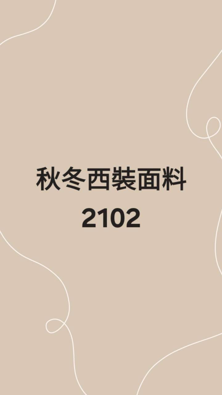 2102秋冬西裝布